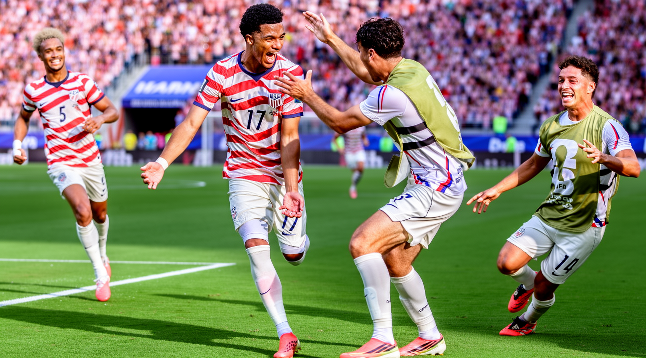 FB SPORTS - 美国男足2-0击败波黑，时隔22年再次闯进世界杯淘汰赛 - FB体育